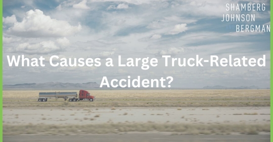 Large truck on highway